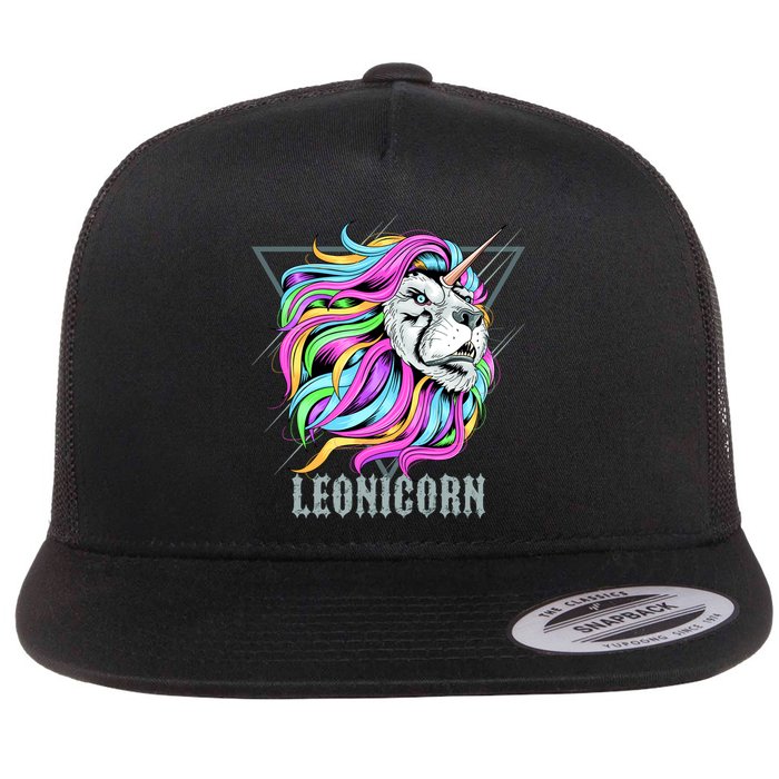 Leo Leonicorn Funny Unicorn Zodiac Sign Flatbill Hat