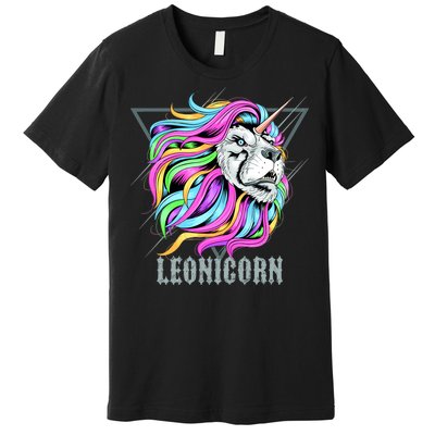 Leo Leonicorn Funny Unicorn Zodiac Sign Premium T-Shirt