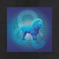 Leo Lion Zodiac Sign Adult Drive Performance Visor