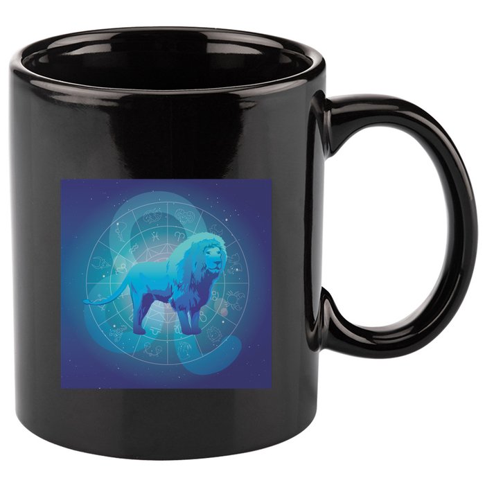 Leo Lion Zodiac Sign 11oz C Handle Ceramic Mug
