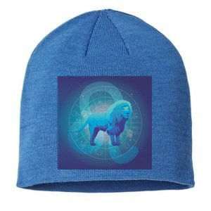 Leo Lion Zodiac Sign Sustainable Beanie