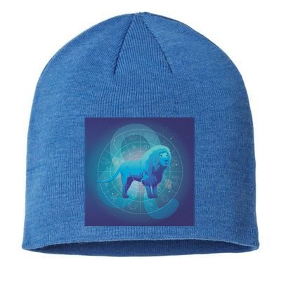 Leo Lion Zodiac Sign Sustainable Beanie
