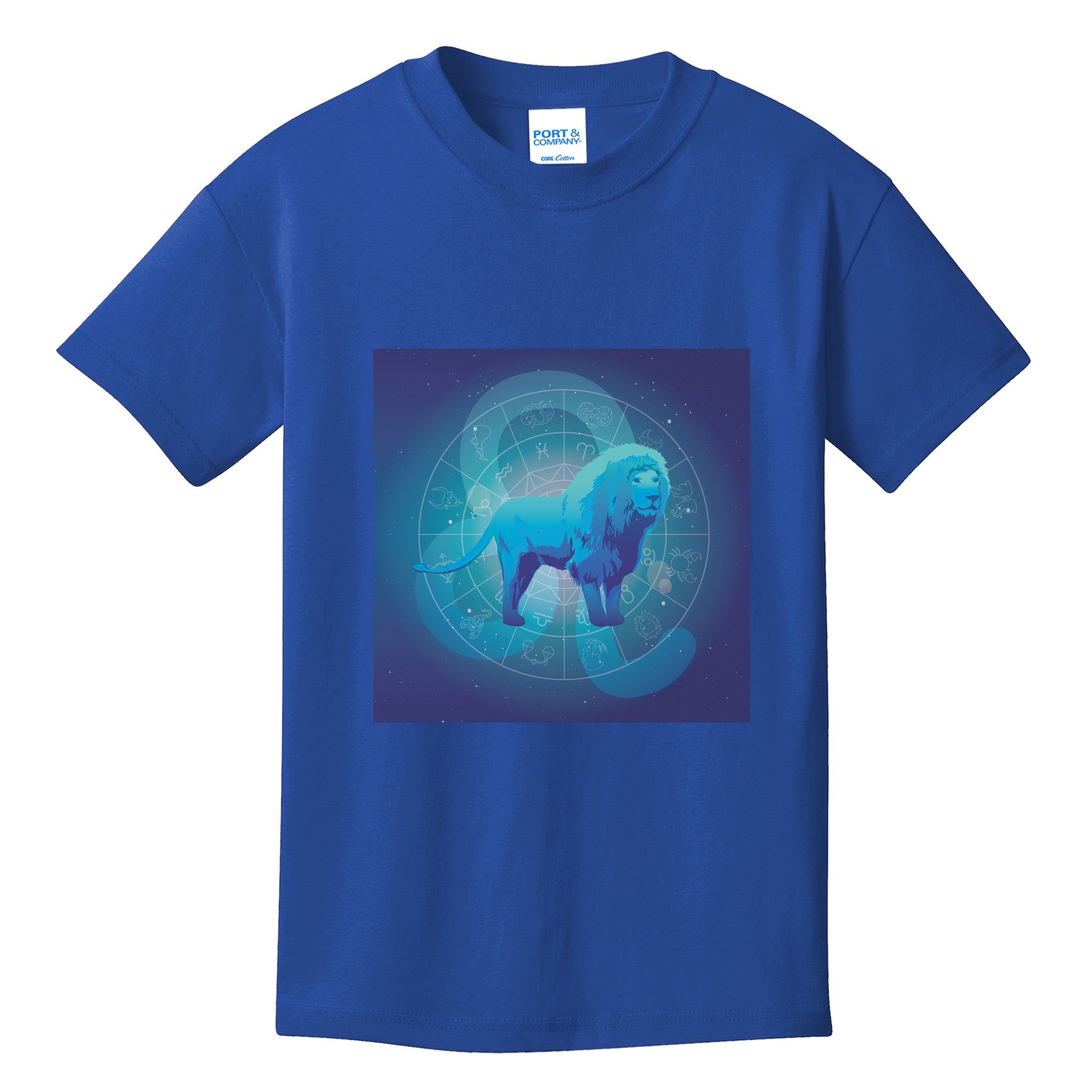 Leo Lion Zodiac Sign Kids T-Shirt