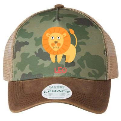 Leo Lion Zodiac sign Cute Legacy Tie Dye Trucker Hat