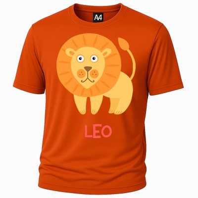 Leo Lion Zodiac sign Cute Cooling Performance Crew T-Shirt