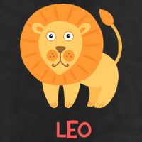 Leo Lion Zodiac sign Cute 7 Panel Mesh Trucker Snapback Hat