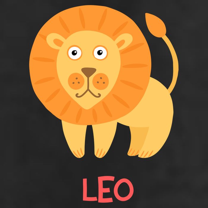 Leo Lion Zodiac sign Cute 7 Panel Mesh Trucker Snapback Hat