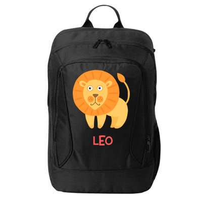 Leo Lion Zodiac sign Cute City Backpack