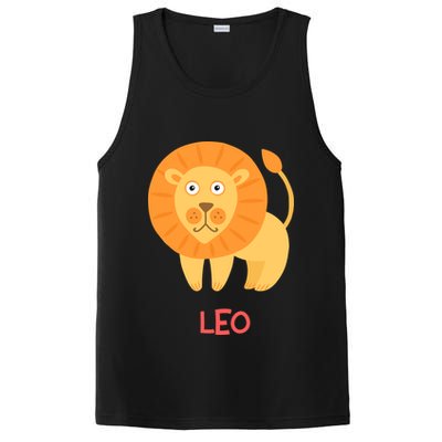 Leo Lion Zodiac sign Cute PosiCharge Competitor Tank