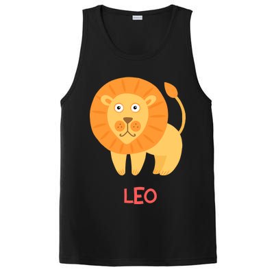 Leo Lion Zodiac sign Cute PosiCharge Competitor Tank