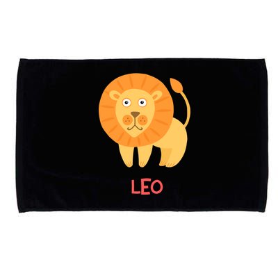 Leo Lion Zodiac sign Cute Microfiber Hand Towel