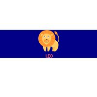 Leo Lion Zodiac sign Cute Bumper Sticker