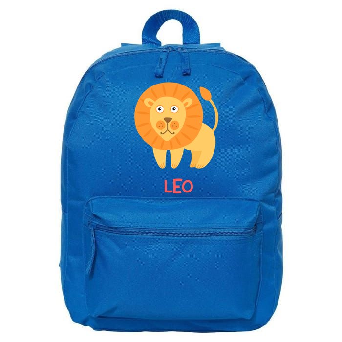 Leo Lion Zodiac sign Cute 16 in Basic Backpack