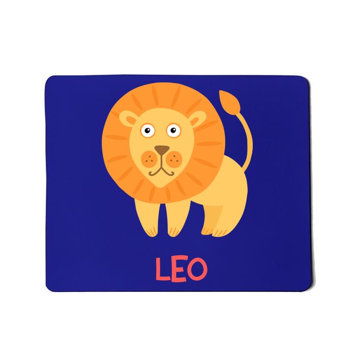 Leo Lion Zodiac sign Cute Mousepad