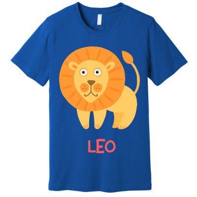 Leo Lion Zodiac sign Cute Premium T-Shirt