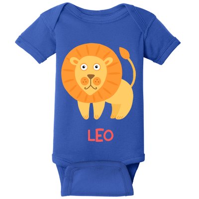 Leo Lion Zodiac sign Cute Baby Bodysuit