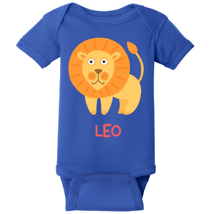 Leo Lion Zodiac sign Cute Baby Bodysuit