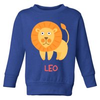 Leo Lion Zodiac sign Cute Toddler Sweatshirt