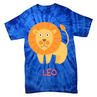 Leo Lion Zodiac sign Cute Tie-Dye T-Shirt