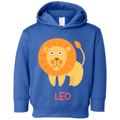 Leo Lion Zodiac sign Cute Toddler Hoodie