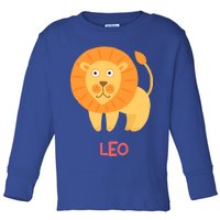 Leo Lion Zodiac sign Cute Toddler Long Sleeve Shirt