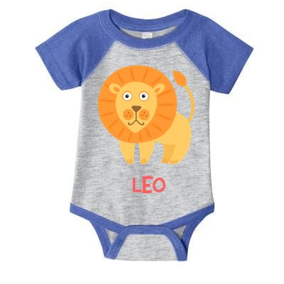 Leo Lion Zodiac sign Cute Infant Baby Jersey Bodysuit