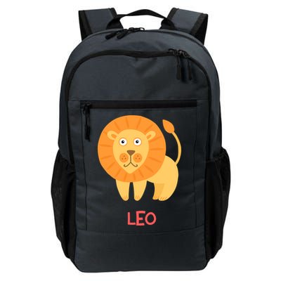 Leo Lion Zodiac sign Cute Daily Commute Backpack