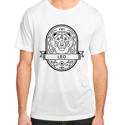 Leo Zodiac Symbol Design Adult ChromaSoft Performance T-Shirt