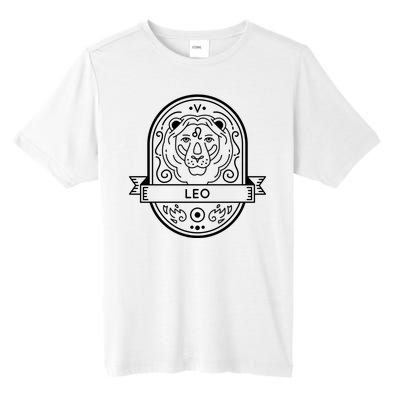 Leo Zodiac Symbol Design Tall Fusion ChromaSoft Performance T-Shirt