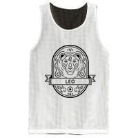 Leo Zodiac Symbol Design Mesh Reversible Basketball Jersey Tank
