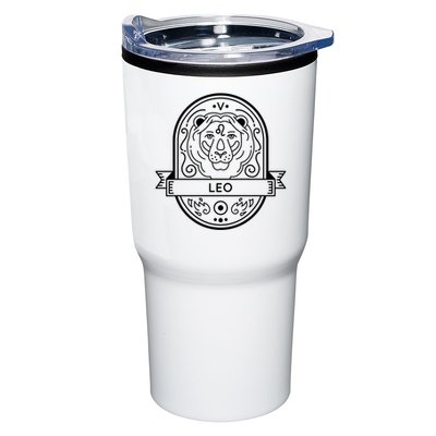 Leo Zodiac Symbol Design Tumbler