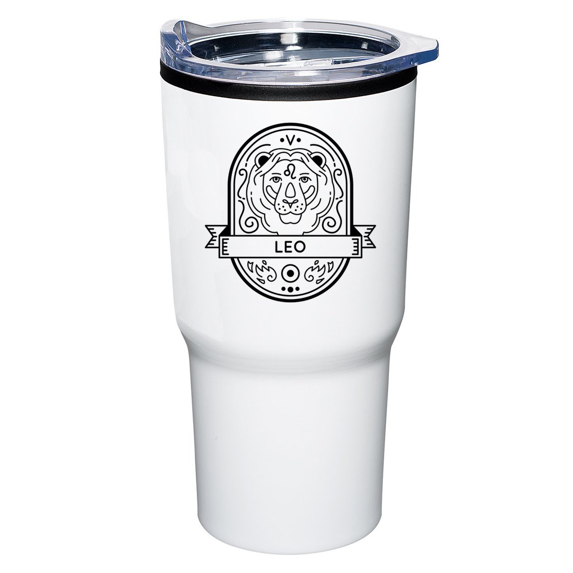 Leo Zodiac Symbol Design Tumbler