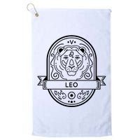 Leo Zodiac Symbol Design Golf Towel