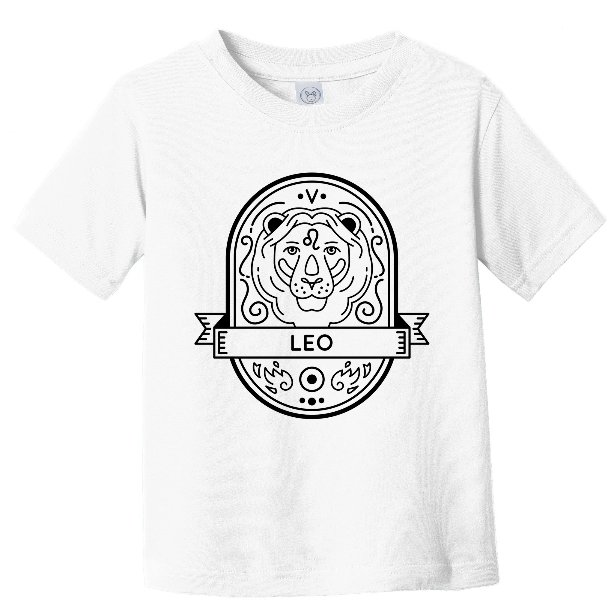 Leo Zodiac Symbol Design Toddler T-Shirt