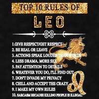 Leo Zodiac Top 10 Rules Of Leo Ladies PosiCharge Tri-Blend Wicking Tank