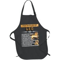 Leo Zodiac Top 10 Rules Of Leo Apron