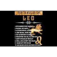 Leo Zodiac Top 10 Rules Of Leo Bumper Sticker