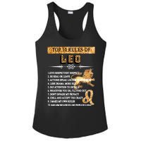 Leo Zodiac Top 10 Rules Of Leo Ladies PosiCharge Competitor Racerback Tank