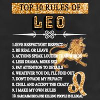 Leo Zodiac Top 10 Rules Of Leo Trucker Hat