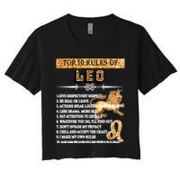Leo Zodiac Top 10 Rules Of Leo Crop Top