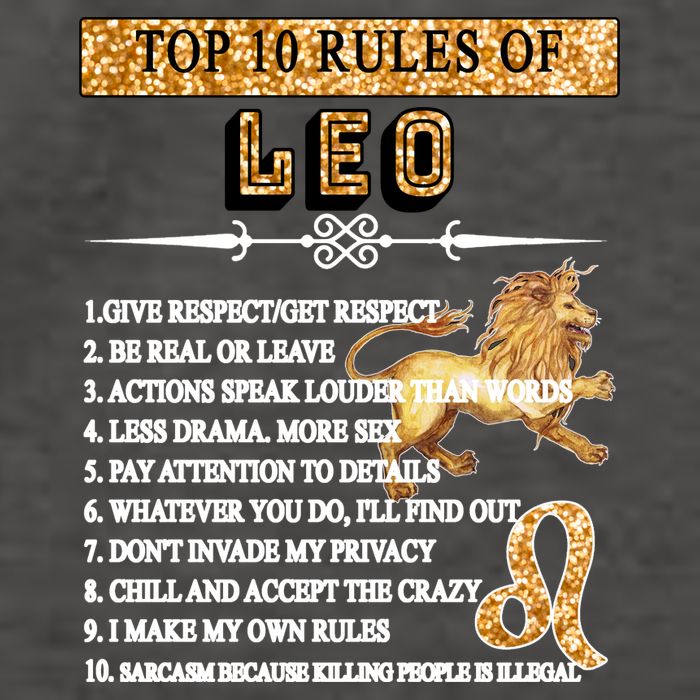 Leo Zodiac Top 10 Rules Of Leo Vector Backpack