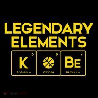 Legendary Elets Of Basketball K.O.B.E Periodic Table Fun Mousepad