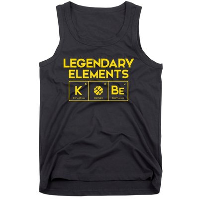 Legendary Elets Of Basketball K.O.B.E Periodic Table Fun Tank Top