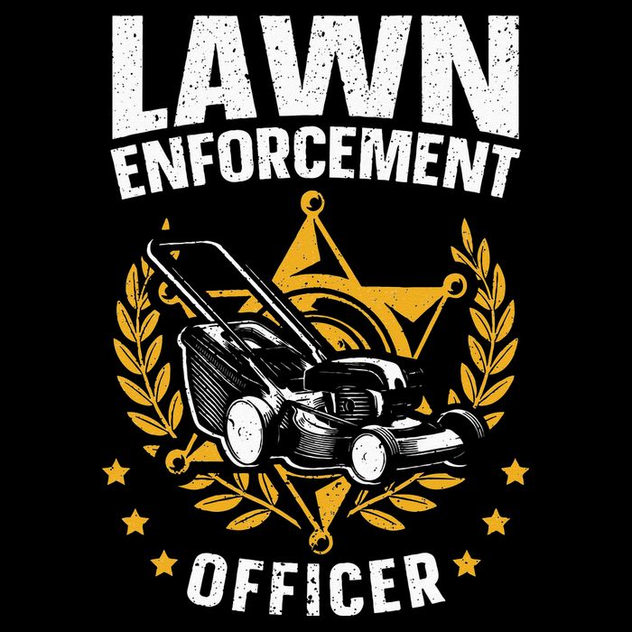 Lawn Enforcement Officer for a Lawn Care Lawn Mowing Fan Impact Tech Backpack