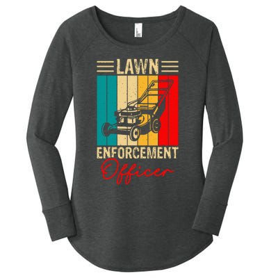 Lawn Enforcement Officer Women's Perfect Tri Tunic Long Sleeve Shirt