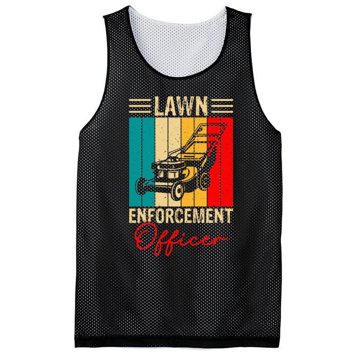 Lawn Enforcement Officer Mesh Reversible Basketball Jersey Tank