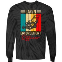 Lawn Enforcement Officer Tie-Dye Long Sleeve Shirt