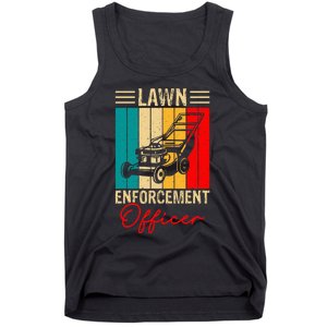 Lawn Enforcement Officer Tank Top