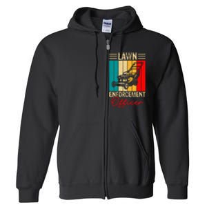 Lawn Enforcement Officer Full Zip Hoodie