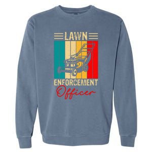 Lawn Enforcement Officer Garment-Dyed Sweatshirt